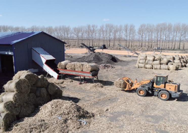 依安縣糧食烘干機(jī)秸稈捆燒熱風(fēng)爐改造項目
